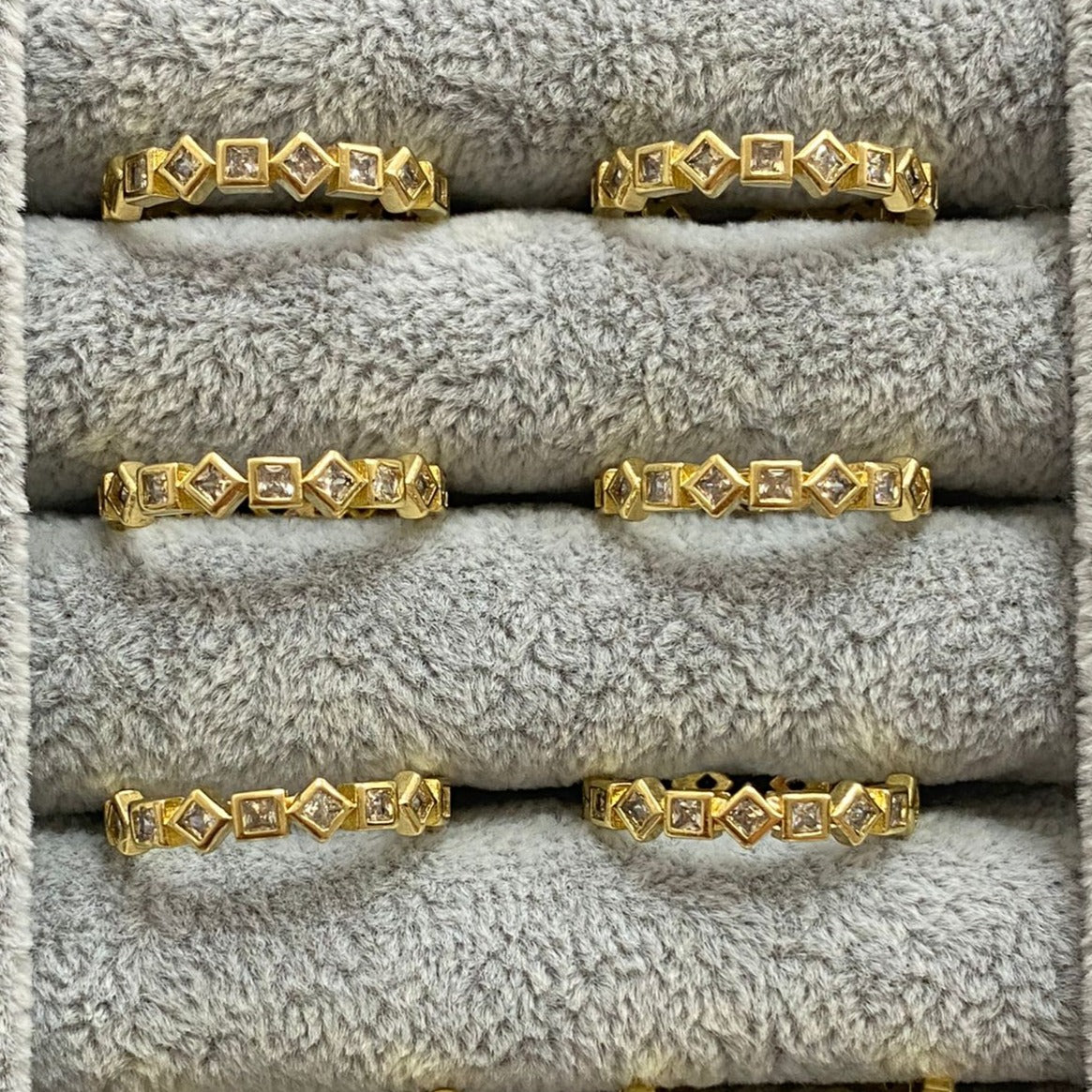 Anillo Ajustable Baño Oro 18k