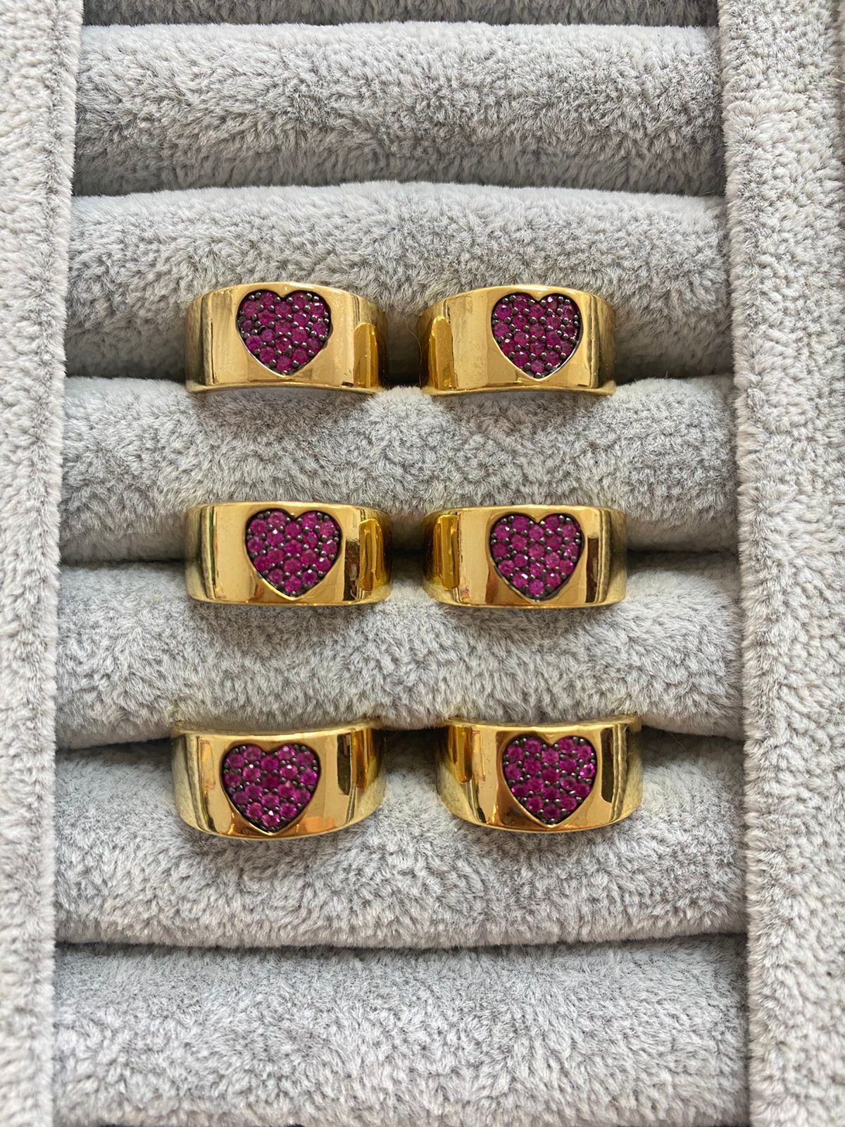 Anillo Ajustable Baño Oro 18k