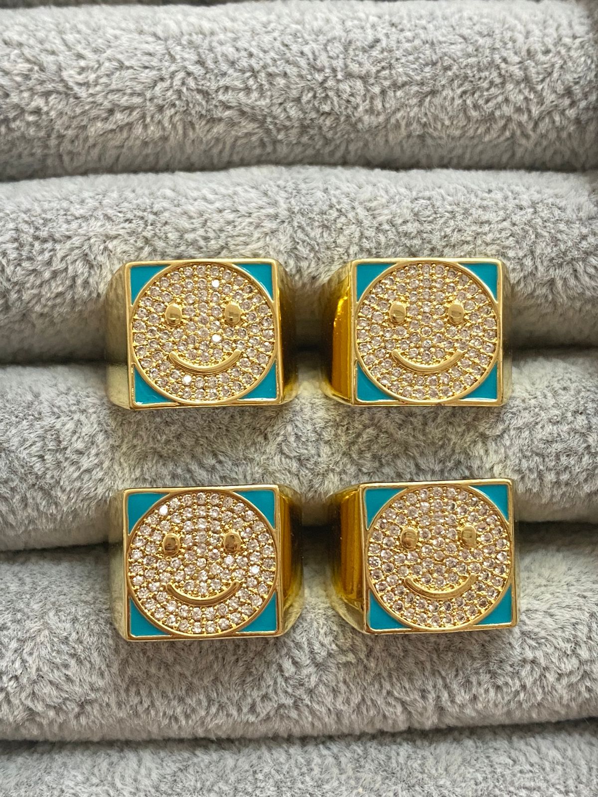 Anillo Ajustable Baño Oro 18k
