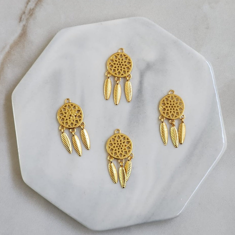 Atrapa Sueños Baño Oro18k