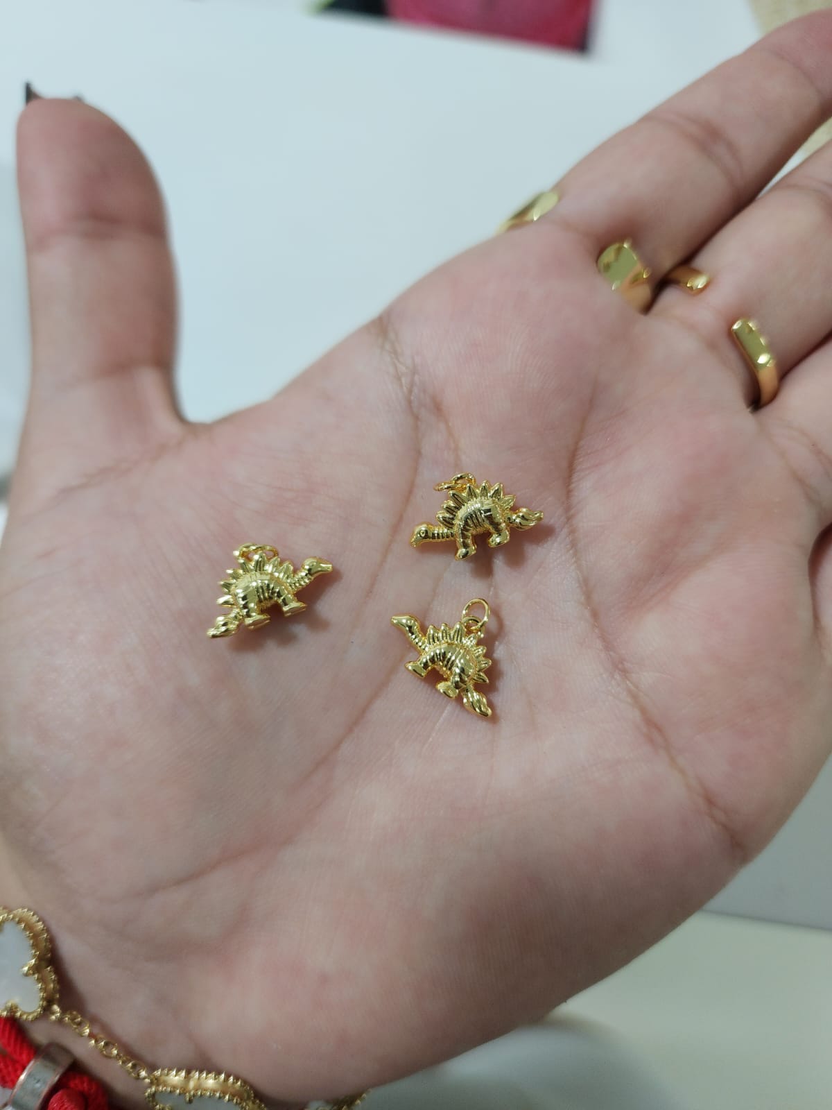 Dinosaurio Baño Oro18k