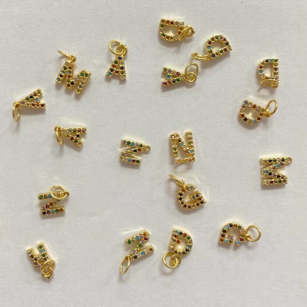 Letra Baño Oro & Zirconias