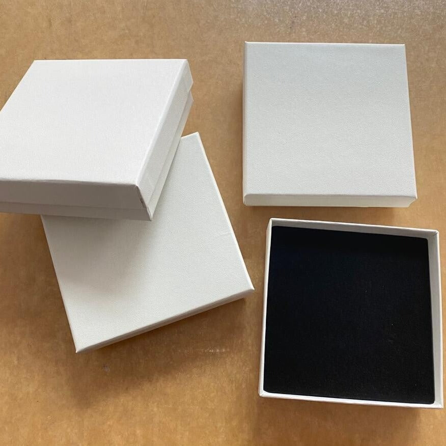 Caja Joyería Blanca 1unidad