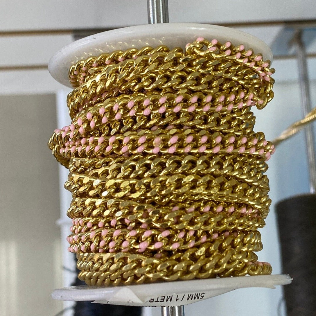 Cadena Baño de Oro 18k / 1 metro