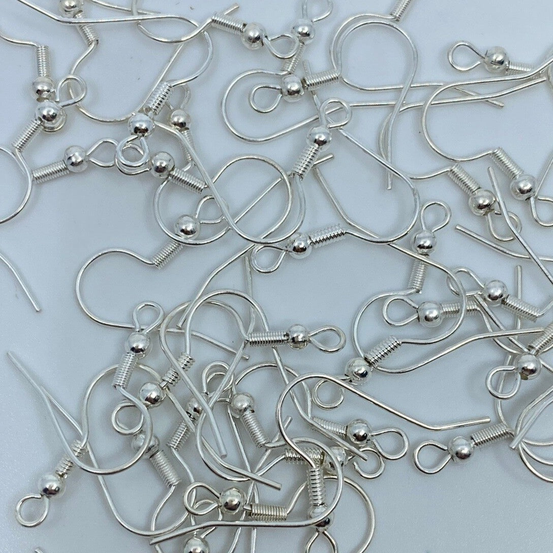 Ganchos Aretes Acero 20 unid