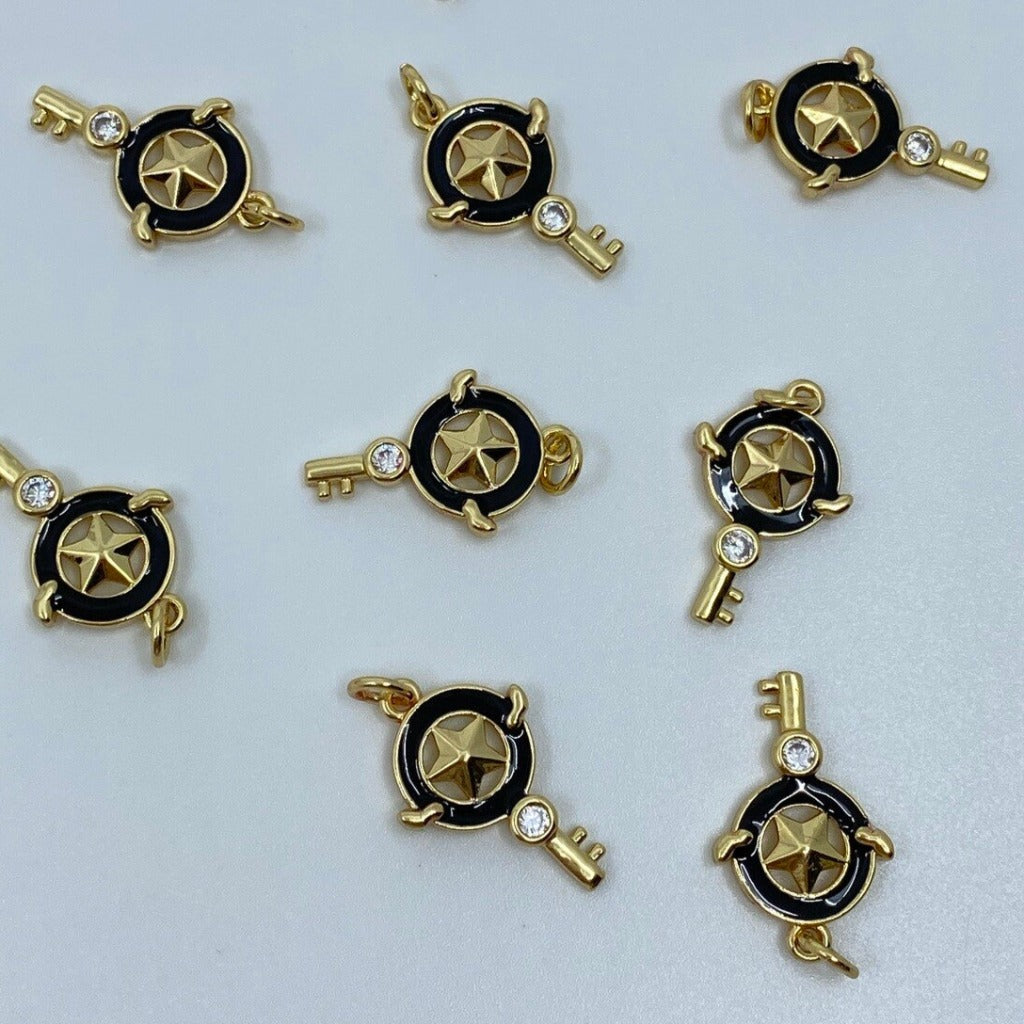 Llave Estrella Baño Oro18k