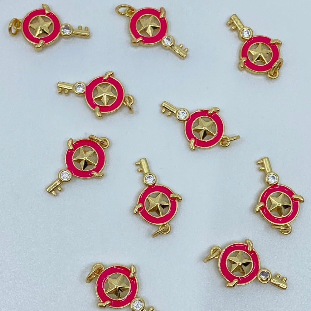 Llave Estrella Baño Oro18k