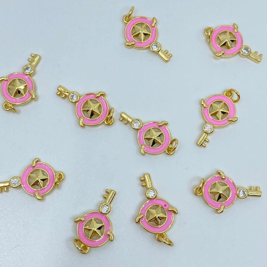 Llave Estrella Baño Oro18k