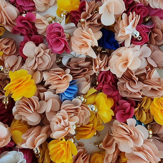 Flores Tela x 50 unid