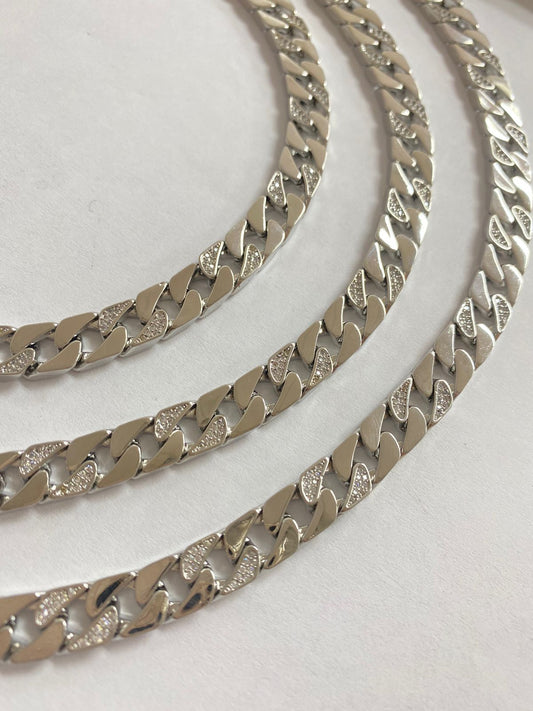 Collar Boss Baño Oro 18K Zirconia