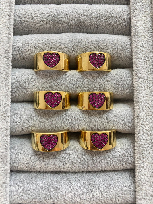 Anillo Ajustable Baño Oro 18k