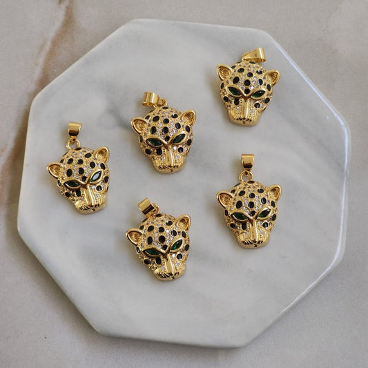 Leopardo BañoOro & zirconias