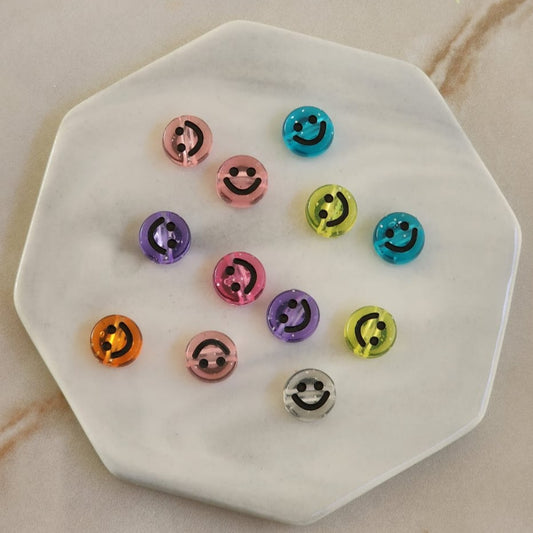 Happy Face Glitter Mixto 20 unid