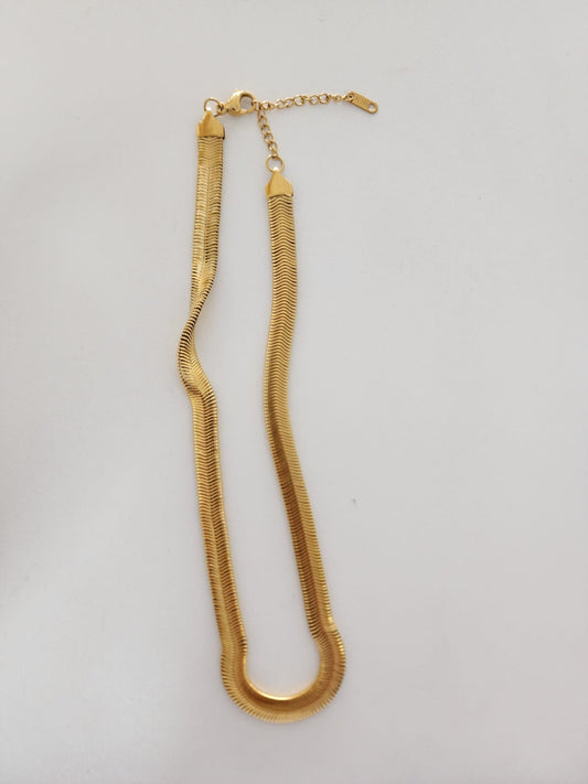 Collar Snake Grueso Acero Inox 47CM