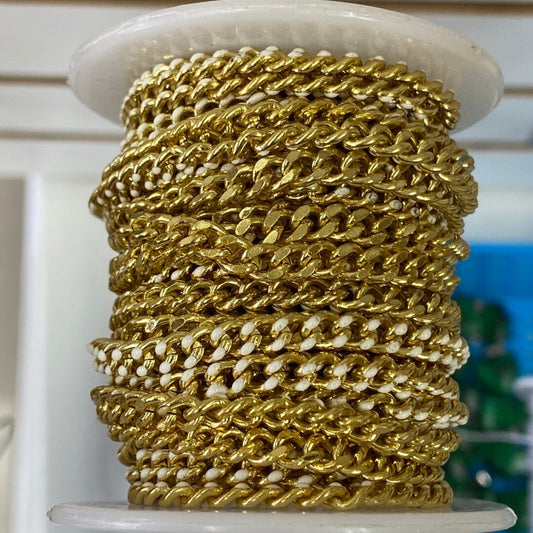 Cadena Baño de Oro 18k / 1 metro