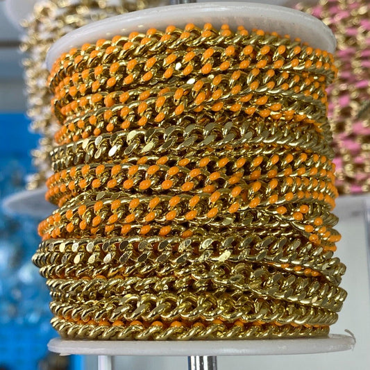 Cadena Baño de Oro 18k / 1 metro