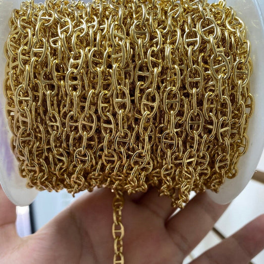 Cadena Baño de Oro 18k / 1 metro
