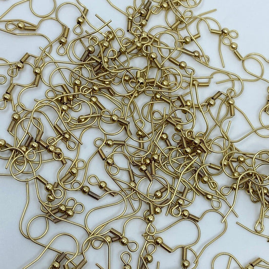 Ganchos Aretes Acero 20 unid