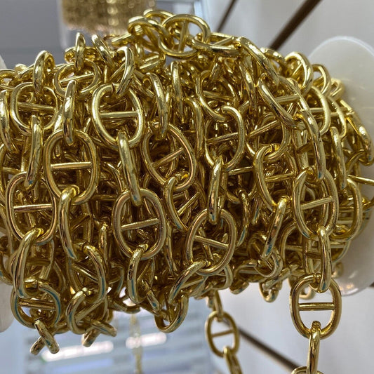 Cadena Baño de Oro 18k / 1 metro