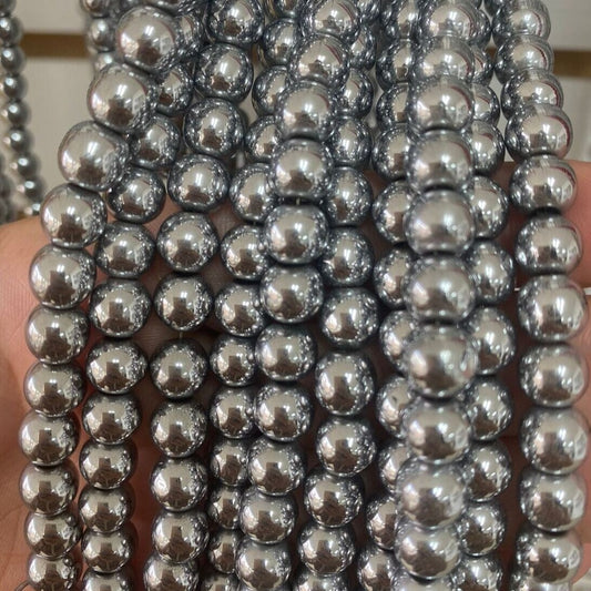 Hematite Plateada / 1 tira