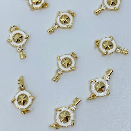 Llave Estrella Baño Oro18k